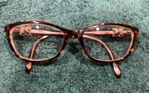 TIFFANY & CO TF2074 8155 52mm Crystal Brown Havana Eyeglasses Frames Italy